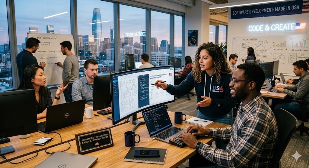Empresas de software de Estados Unidos: Innovación y Desarrollo a Medida